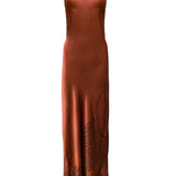 Camisole Leaf Maxi Dress