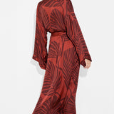 Kimono Leaf Maxi