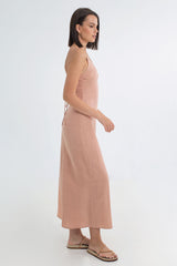 Rose Petal Midi Dress