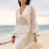 Zinnia Ruffle Top