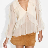 Zinnia Ruffle Top