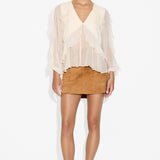 Zinnia Ruffle Top