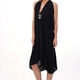black iluh kaftan side