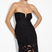 Alya Strapless Maxi Dress in Black – Embroidered Maxi Dress | uma and leopold