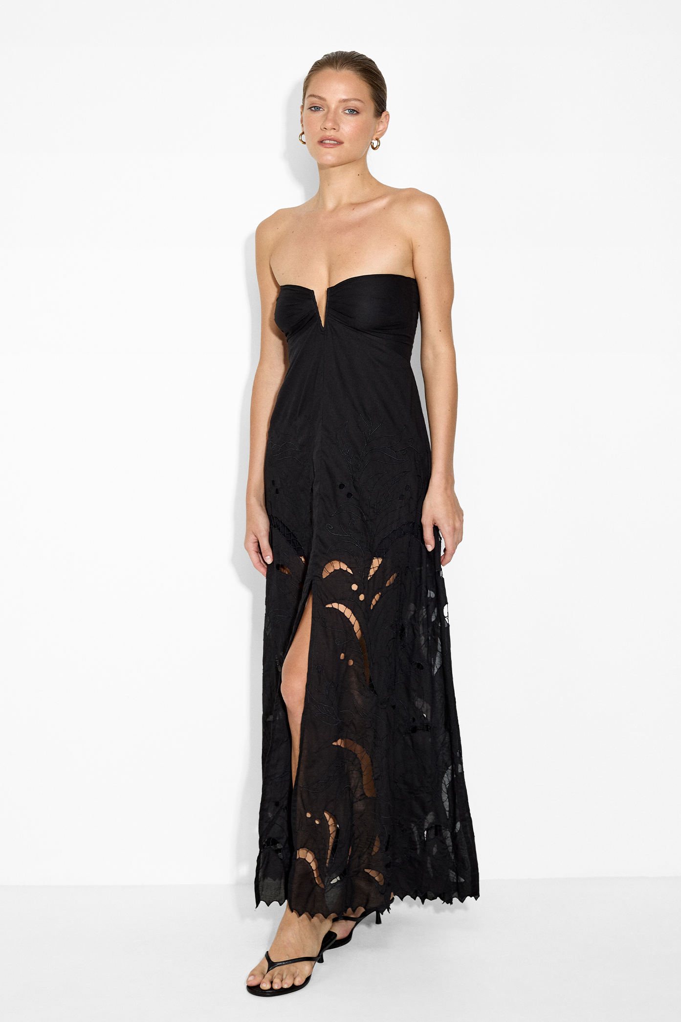 alya black dress Alya Black Midi Dress Sangria Soul