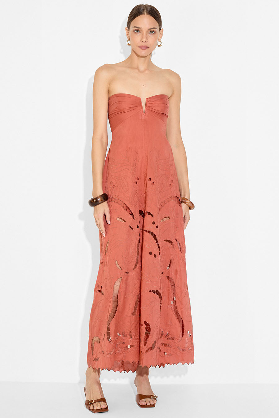 Alya Strapless Maxi Dress