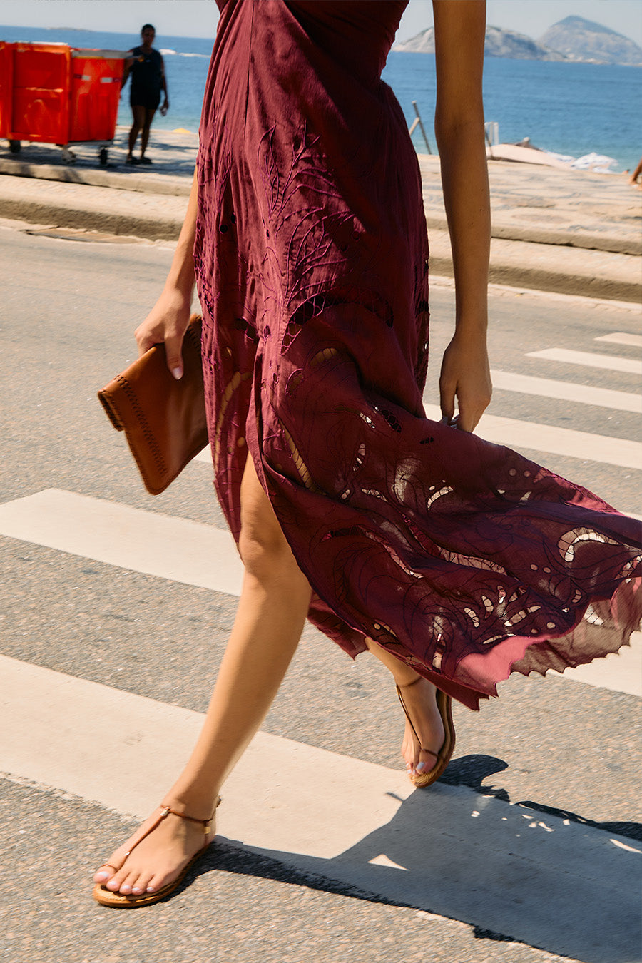 Alya Strapless Maxi Dress uma and leopold Alya Strapless Maxi Dress uma and leopold