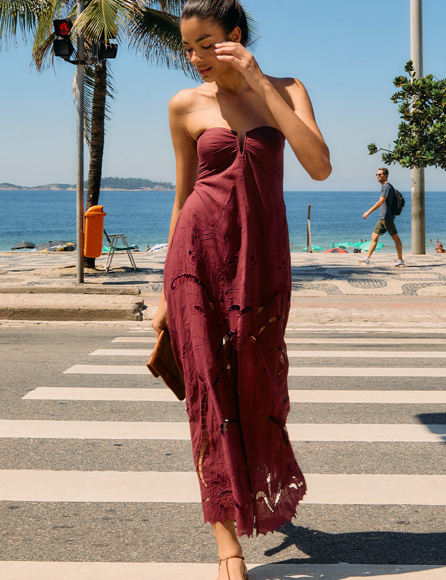 Lace Midi Dress uma and leopold Lace Midi Dress uma and leopold
