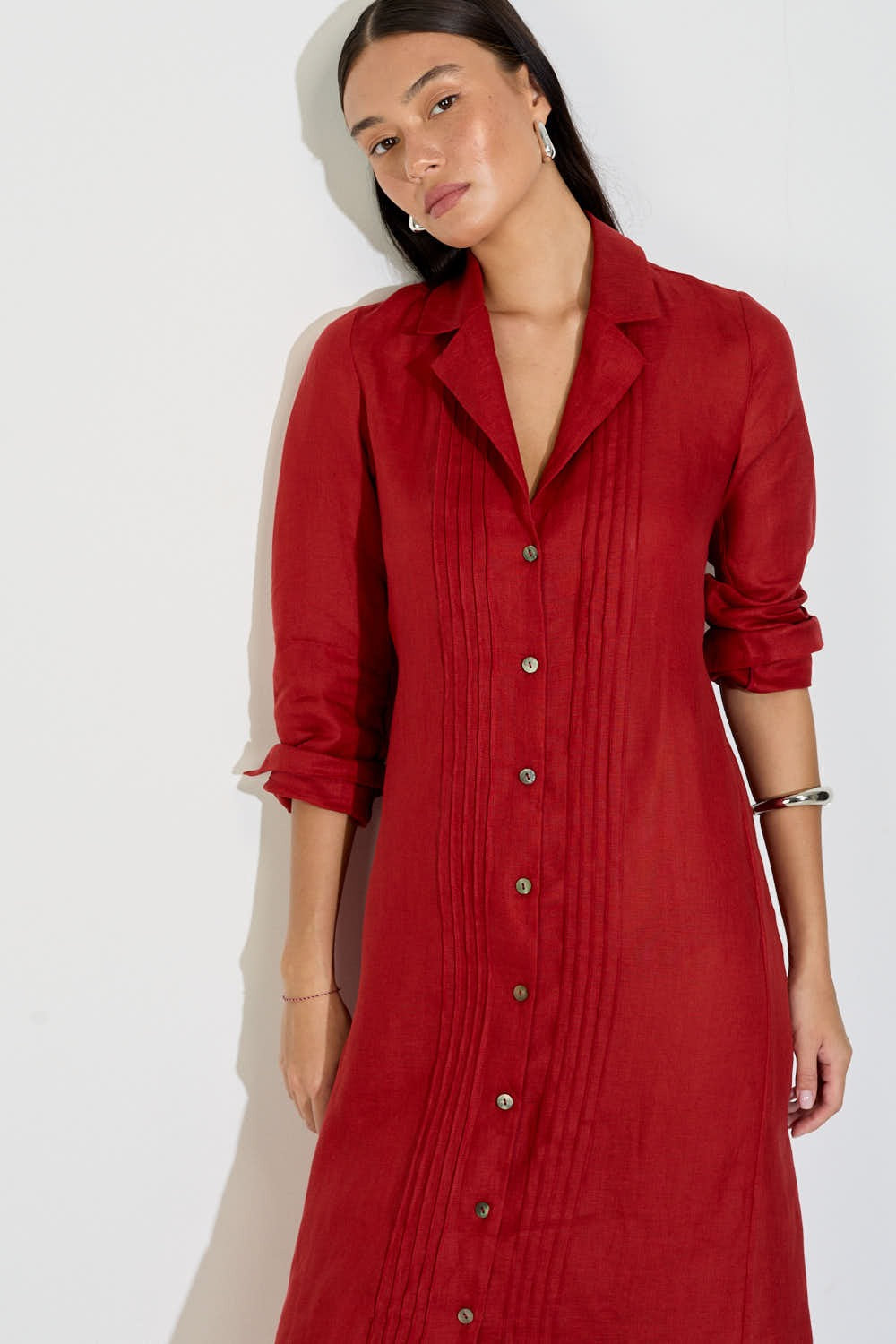 Carolina Midi Shirt Dress