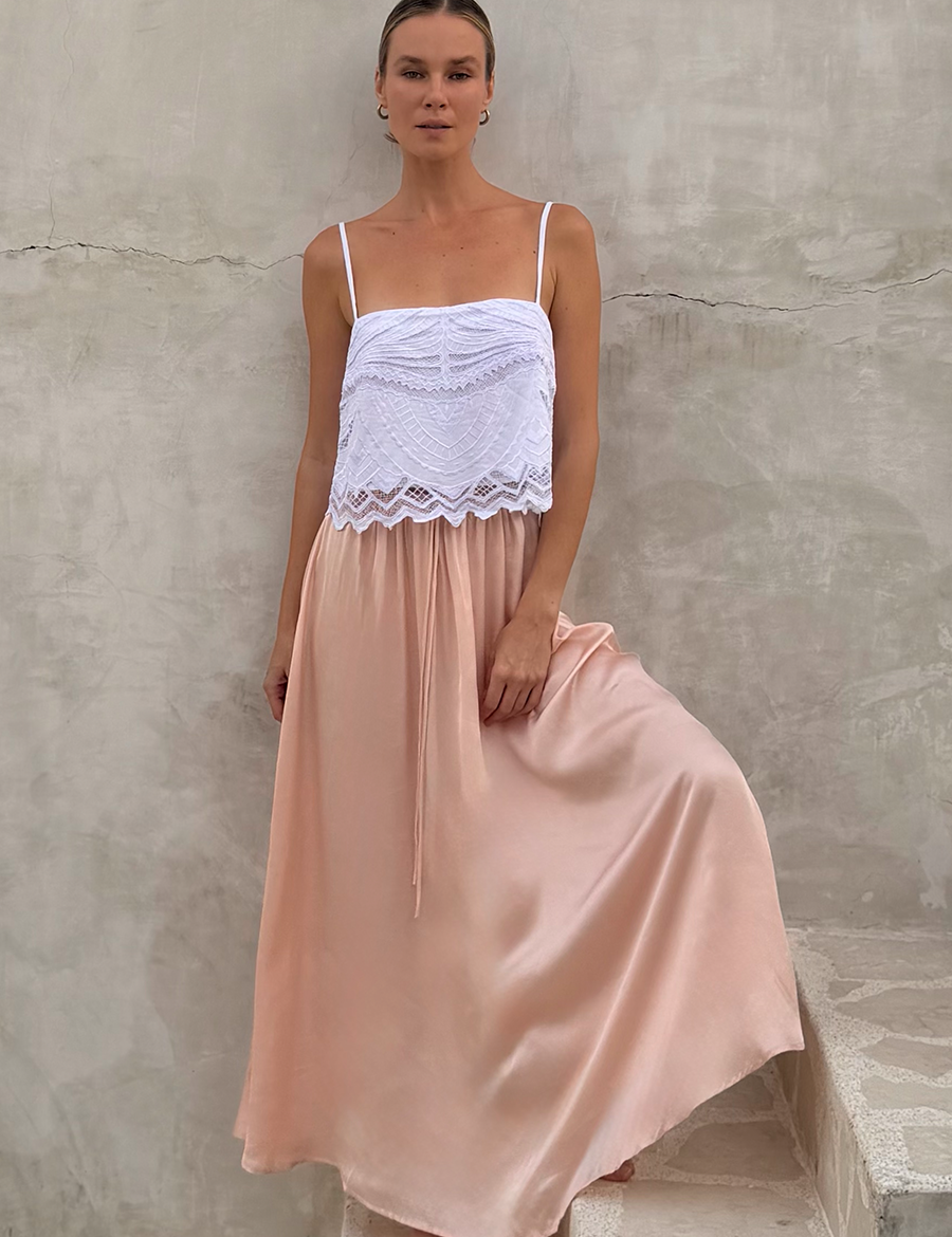Feather Top in White – Cotton Tops | uma and leopold