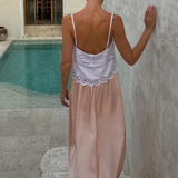 Feather Top in White – Cotton Tops | uma and leopold