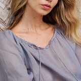 Helena Top in Denim – Cotton Tops | uma and leopold