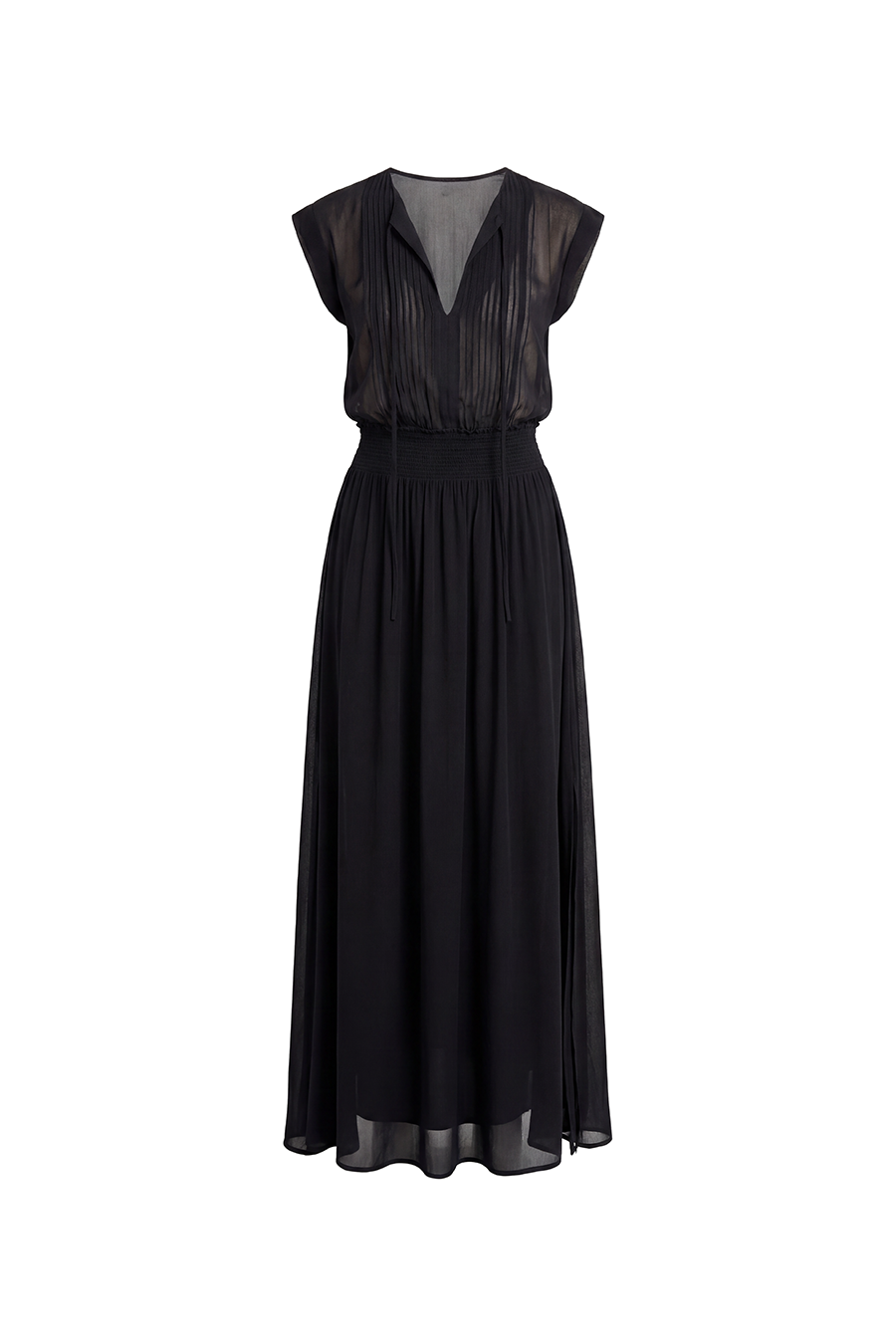 emerald maxi dress Emerald Satin Multi Tie Maxi Dress