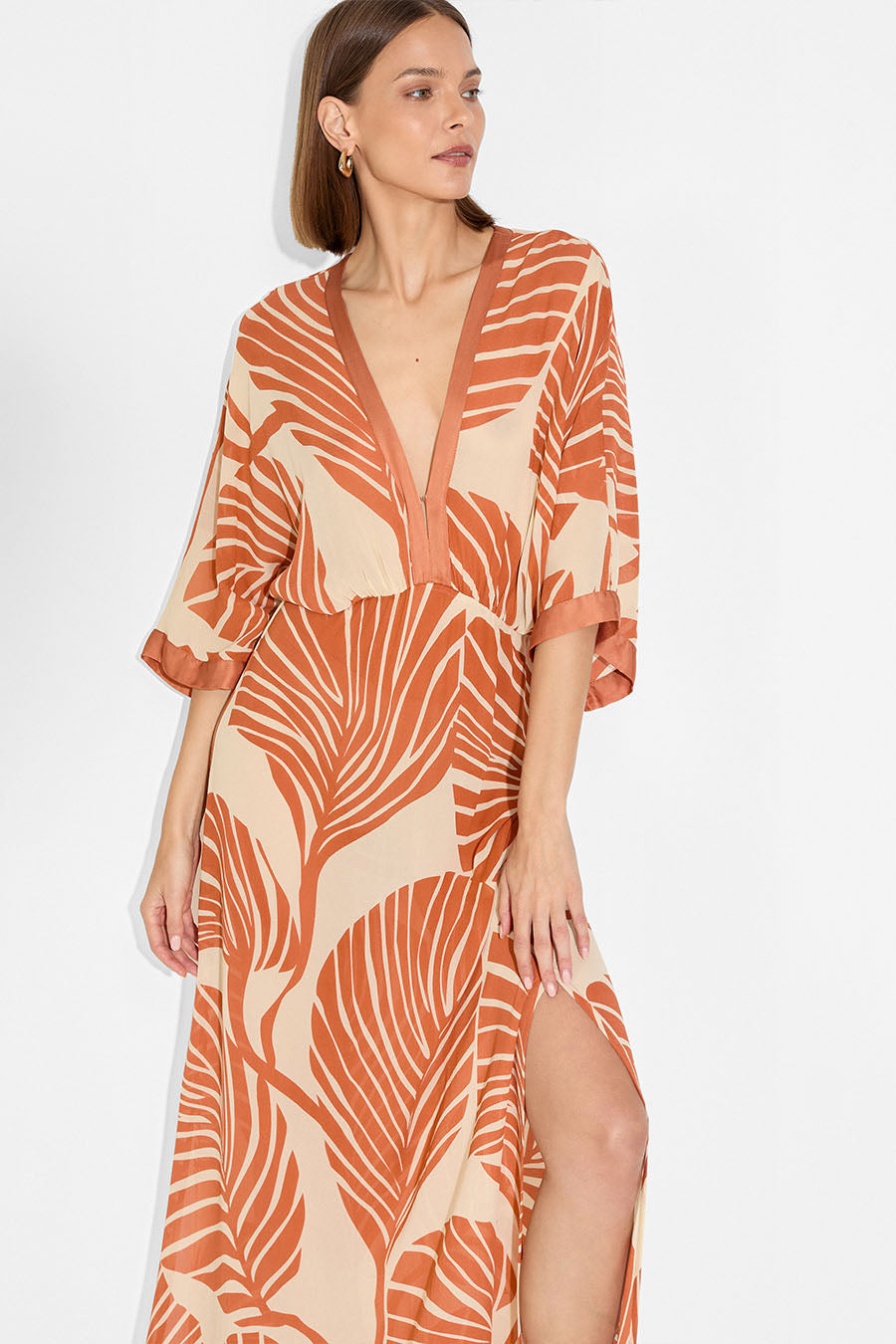 Leaf Maxi Kaftan