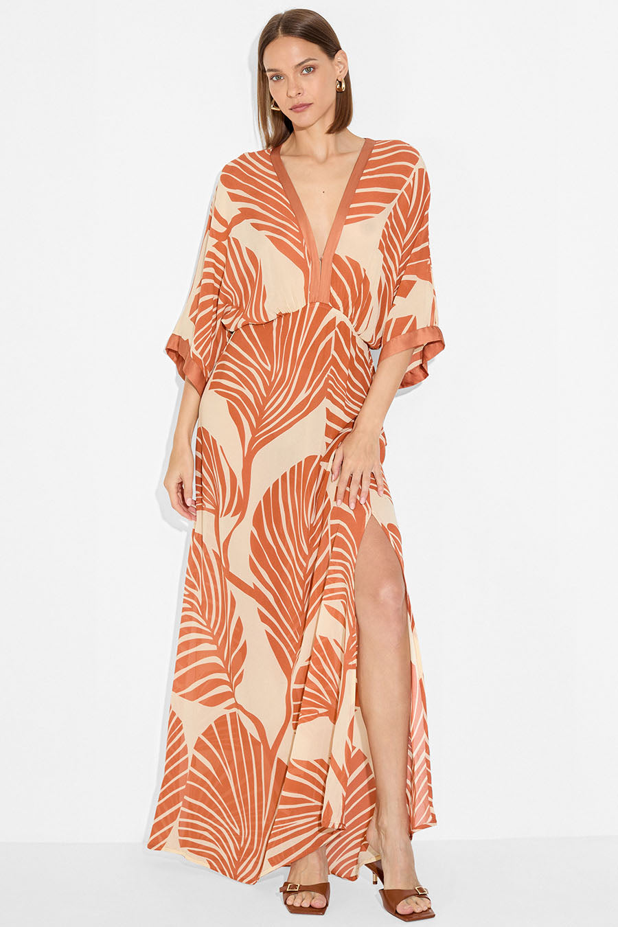 Leaf Maxi Kaftan