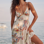 Luana Maxi Dress in Print – Bali Dresses | uma and leopold