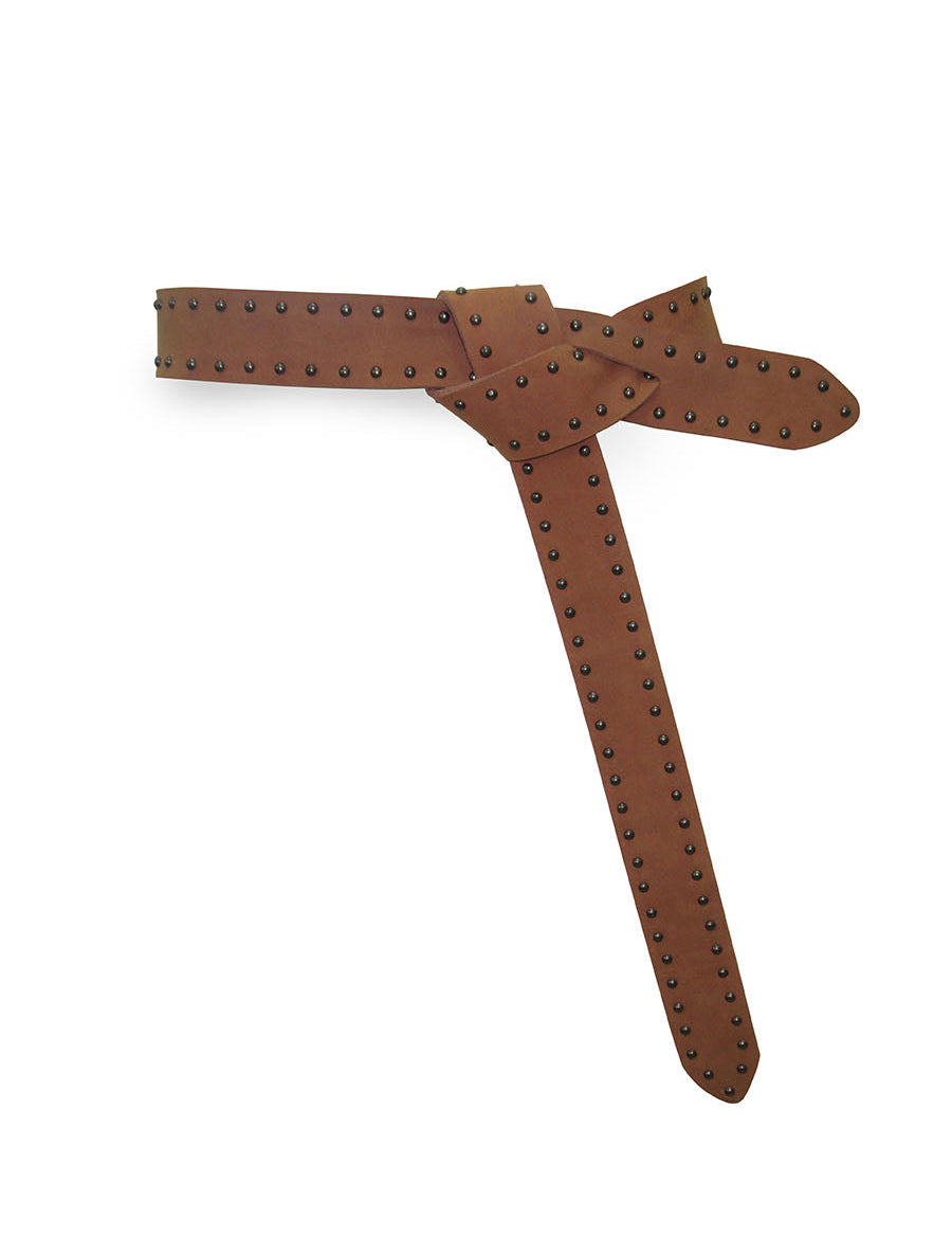 Millie Belt in caramel leather