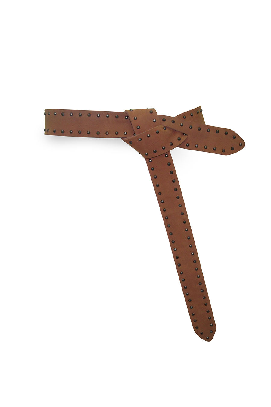 Millie Belt in caramel leather