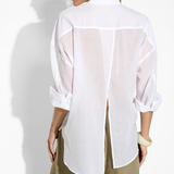 Nayara Shirt in White – Cotton Shirts | uma and leopold