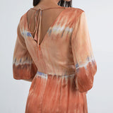 Passion Bloom Silk Maxi Dress
