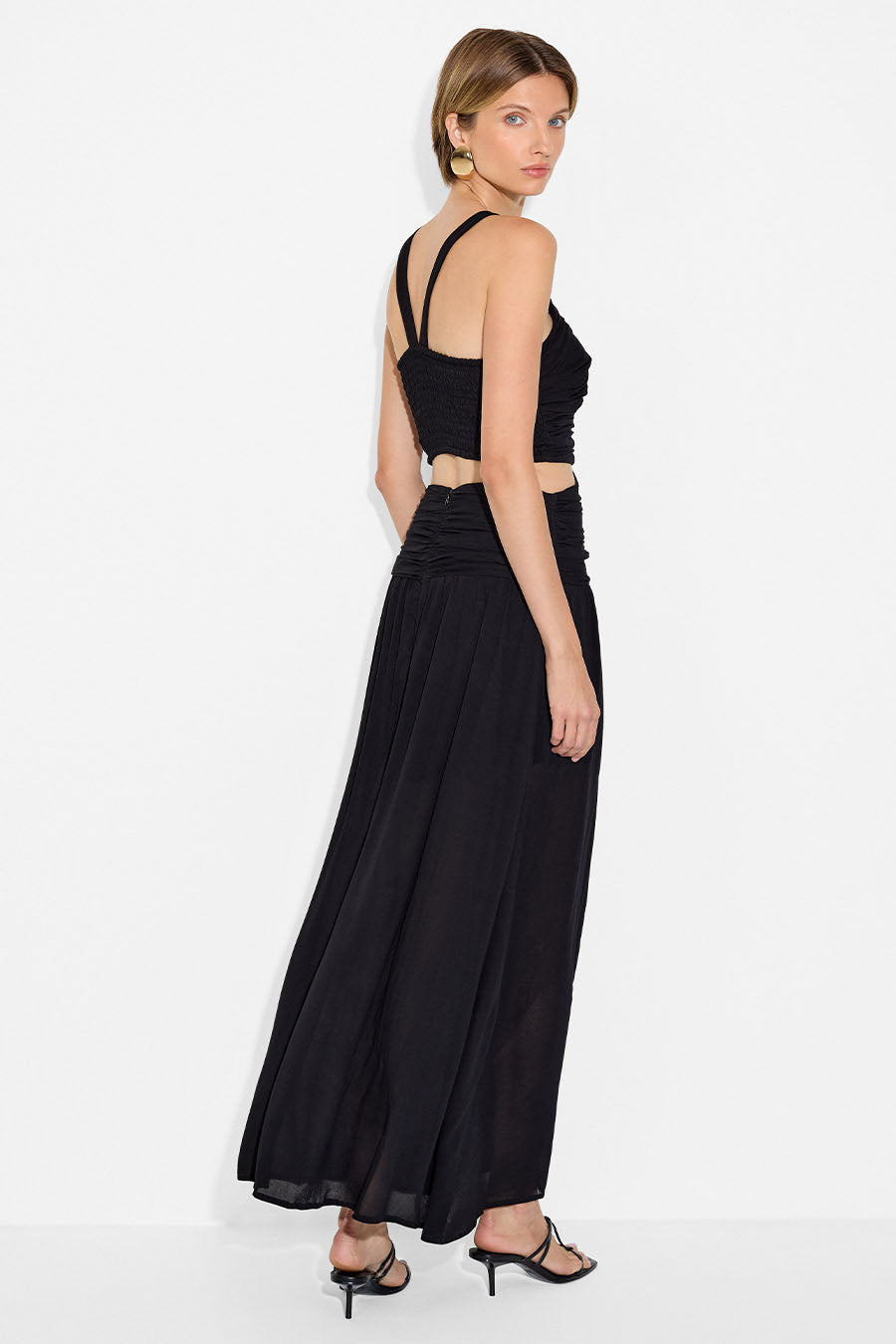 Ruche Maxi Dress